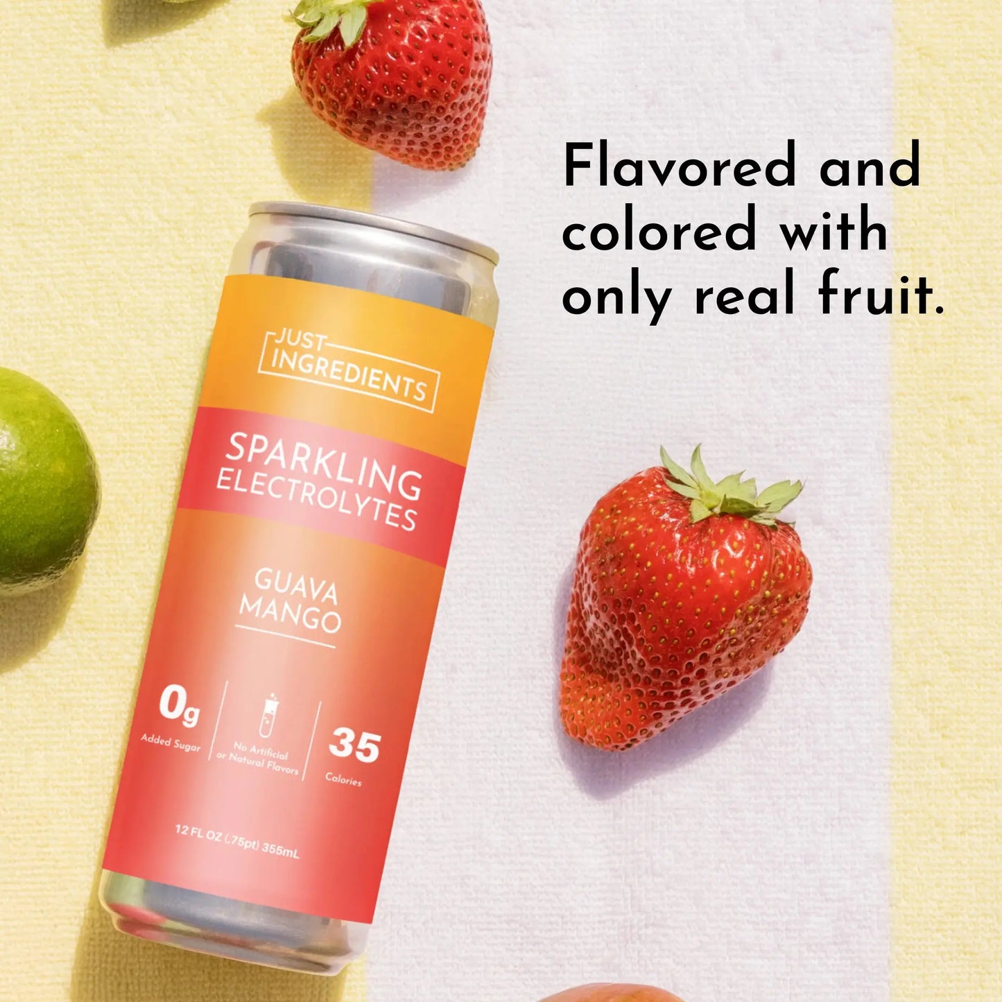 Just Ingredients Guava Mango Sparkling Electrolytes (8 pack) - Essentiallydestinyy