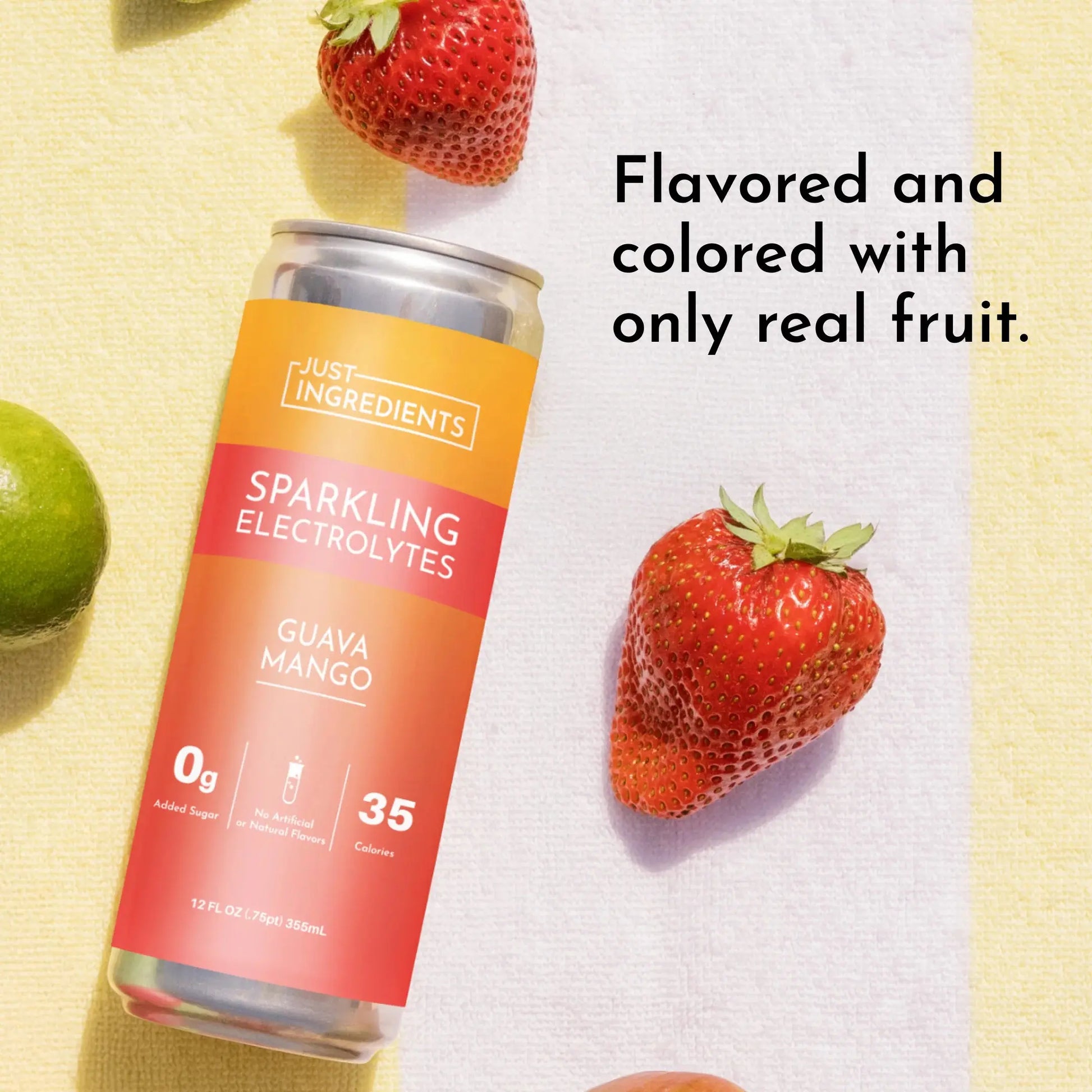 Just Ingredients Guava Mango Sparkling Electrolytes (8 pack) - Essentiallydestinyy