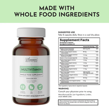 Just Ingredients Multivitamin Supplement - Essentiallydestinyy