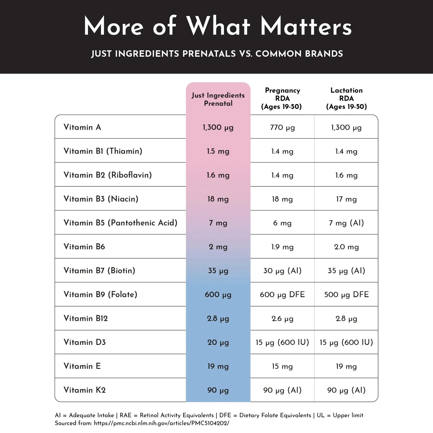 Just Ingredients Prenatal + DHA - Essentiallydestinyy
