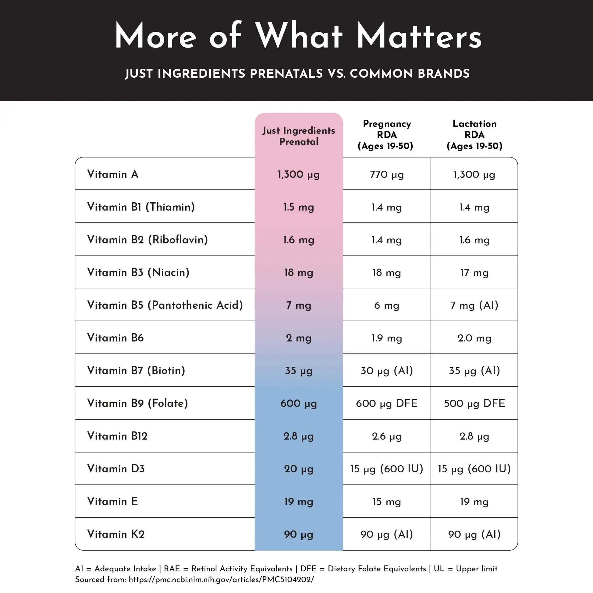 Just Ingredients Prenatal + DHA - Essentiallydestinyy