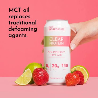 Just Ingredients Strawberry Limeade Clear Protein (12 Pack) - Essentiallydestinyy