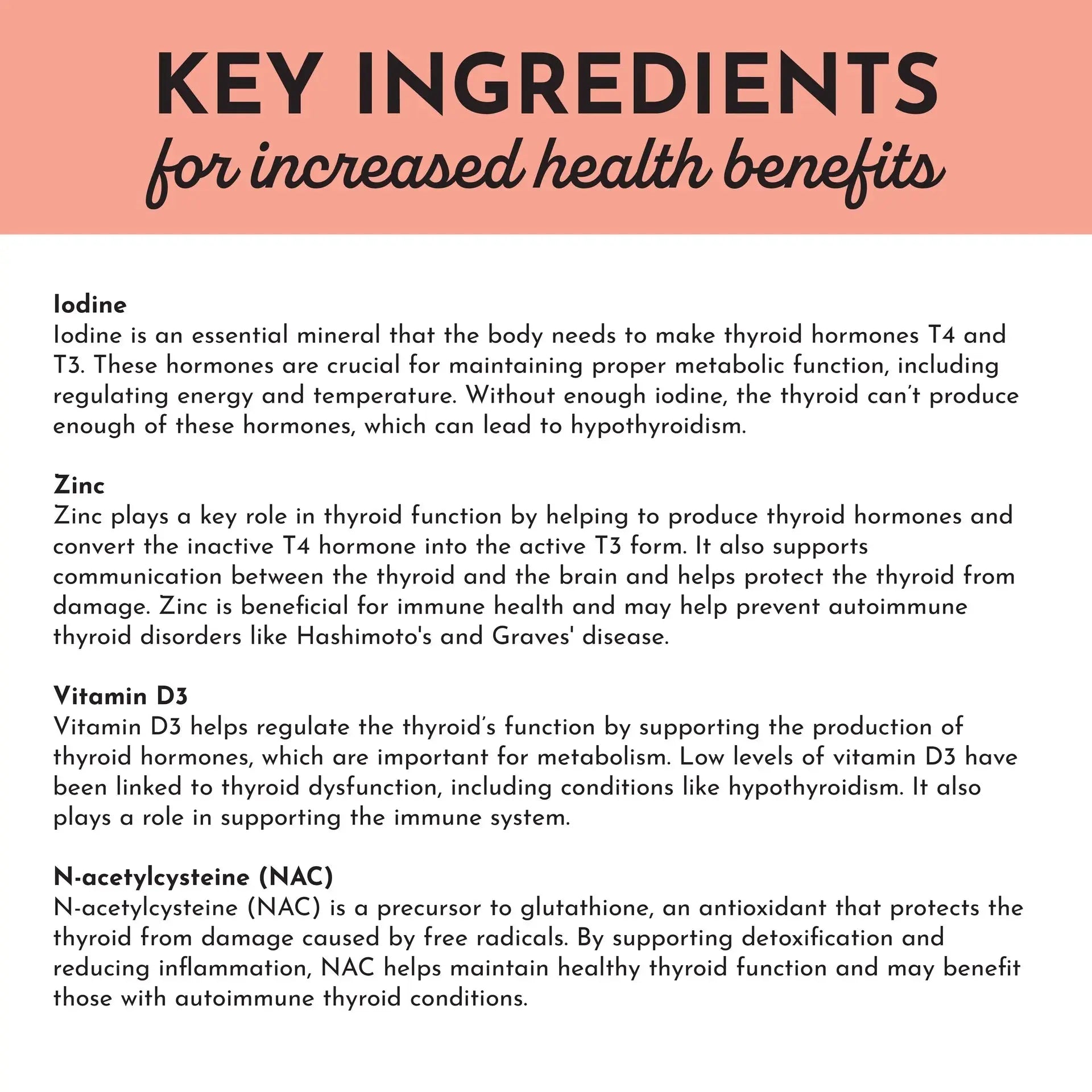 Just Ingredients Thyroid Support - Essentiallydestinyy