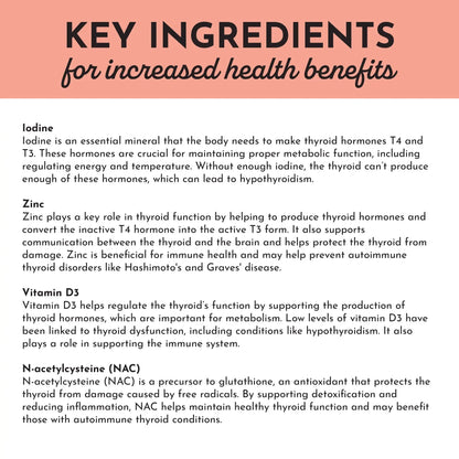 Just Ingredients Thyroid Support - Essentiallydestinyy