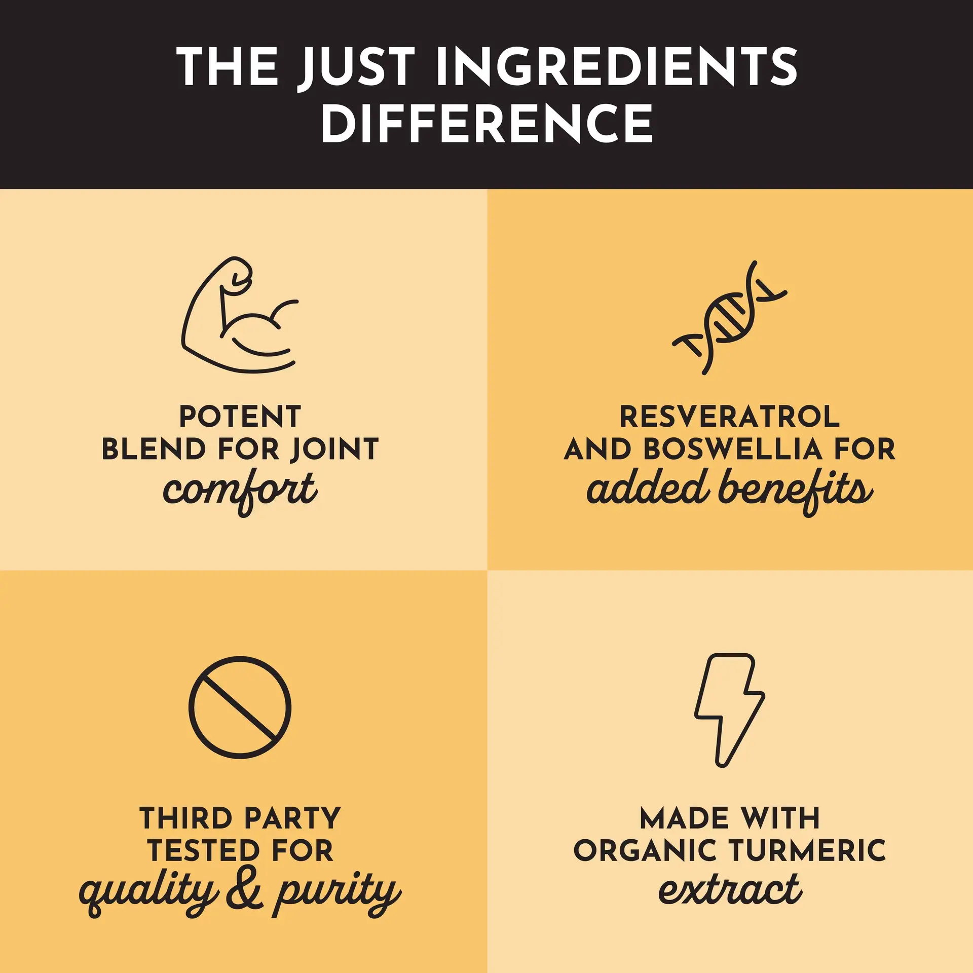 Just Ingredients Turmeric Complex - Essentiallydestinyy