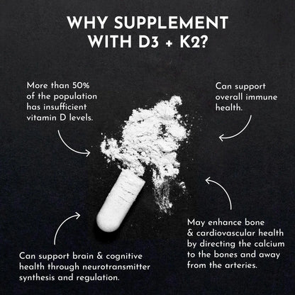 Just Ingredients Vitamin D3/K2 - Essentiallydestinyy