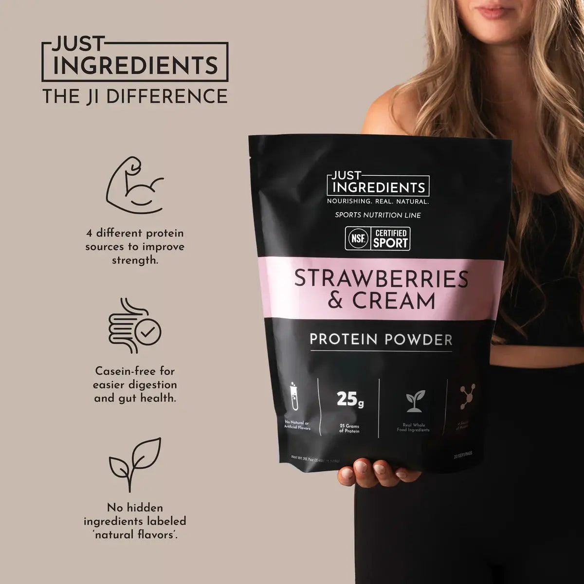 Just Ingredients | NSF Certified Protein Powders - Essentiallydestinyy