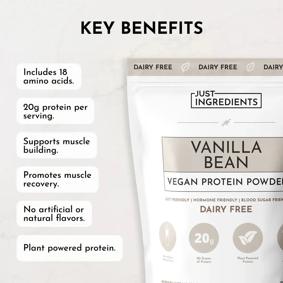 Just Ingredients | Vegan Protein Powder - Essentiallydestinyy