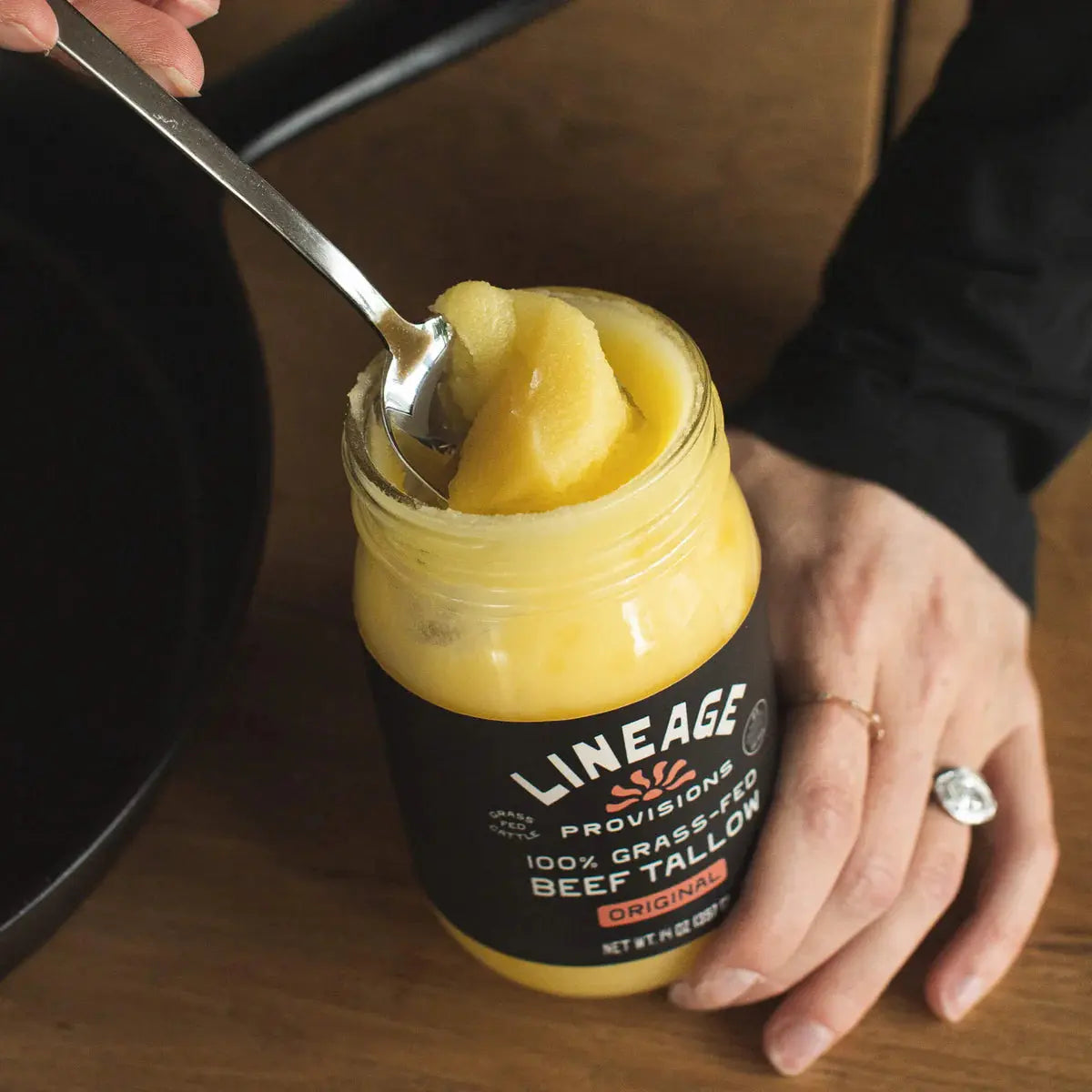 Lineage 100% Grass-Fed Regenerative Beef Tallow (2 Jars) - Essentiallydestinyy