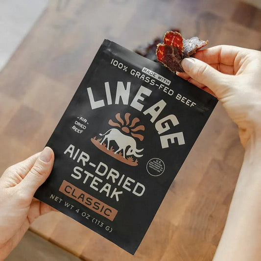 Lineage 100% Grass-fed Air-dried Steak (All Flavor Ingredients Listed) - Essentiallydestinyy