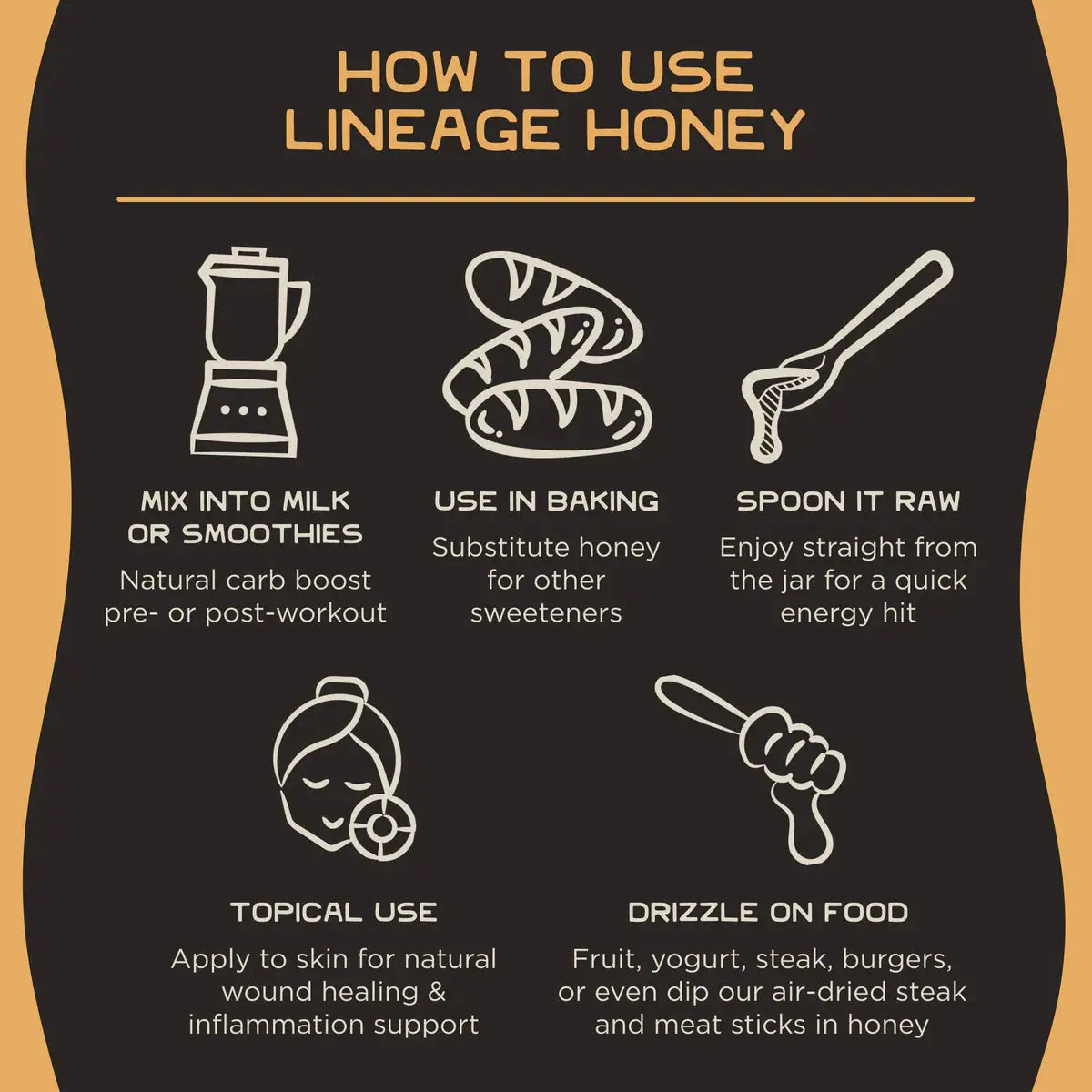 Lineage 100% Organic Raw Honey - Essentiallydestinyy