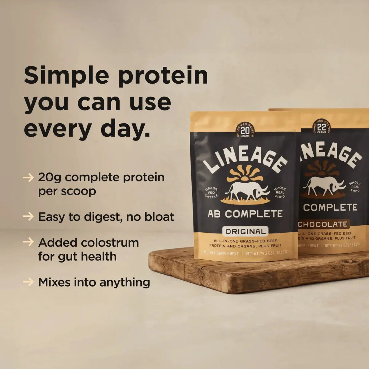 Lineage Animal Based Protein Powder - Essentiallydestinyy