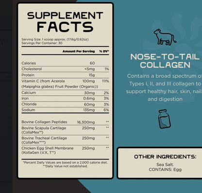Lineage Grass-Fed Nose-to-Tail Collagen - Essentiallydestinyy
