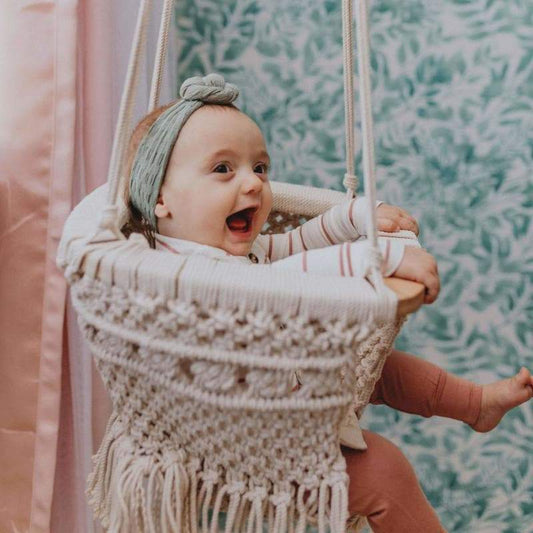 Finn + Emma Organic Macrame Swing