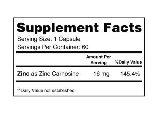 Mitolife | Zinc Carnosine - Essentiallydestinyy