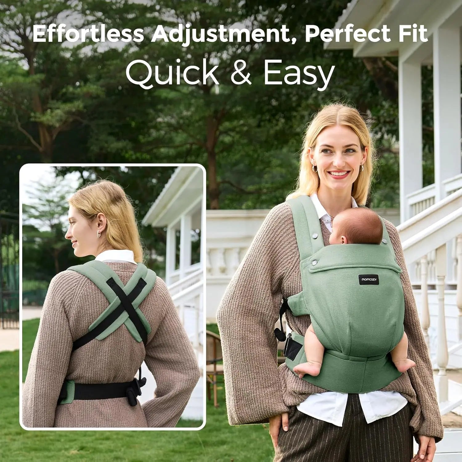 Momcozy Baby Carrier (Front/Side Carrier Only) - Essentiallydestinyy