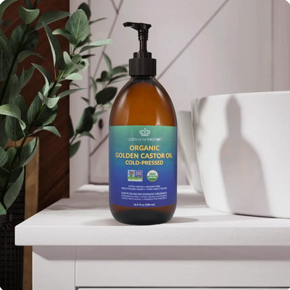 Organic Golden Castor Oil 16.9oz - Essentiallydestinyy