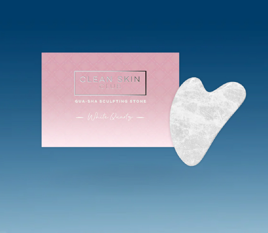 Clean Skin Club White Quartz Gua Sha Sculpting Stone