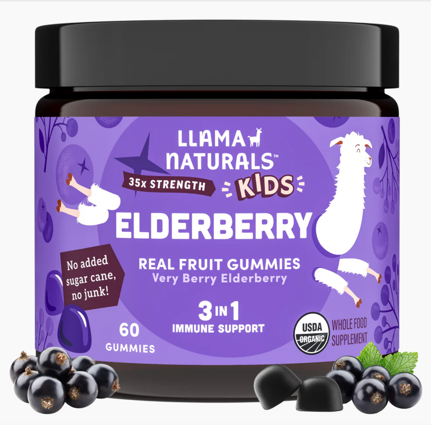 Kids Elderberry Immunity Gummies (60 ct)