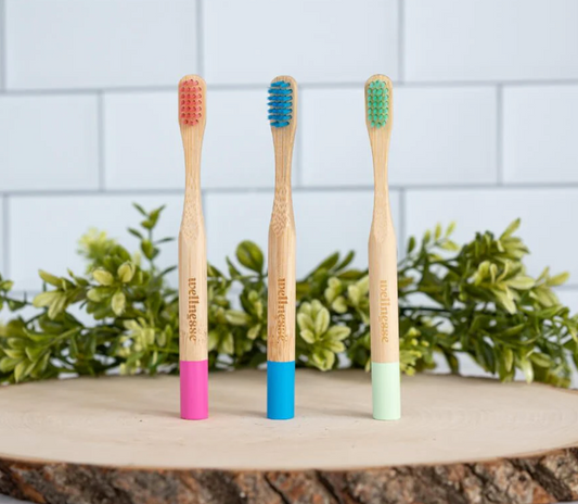 Wellnesse Kids Bamboo Toothbrush 3 pack