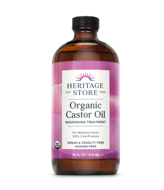 The Heritage Store Organic Cold Pressed Castor Oil