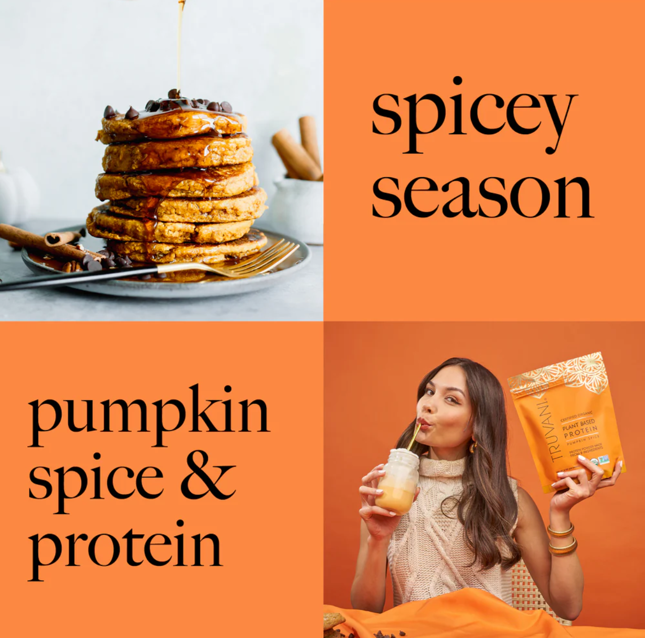 Truvani Plant Based Protein Powder (Pumpkin Spice)