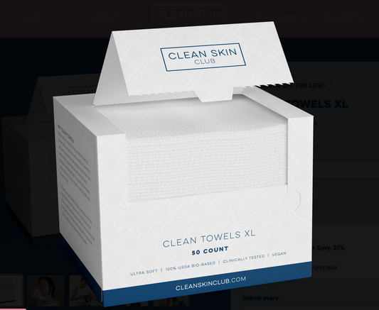 Clean Skin Club Facial Towels