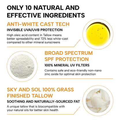 Sky and Sol Face Sunscreen SPF 50 - Essentiallydestinyy