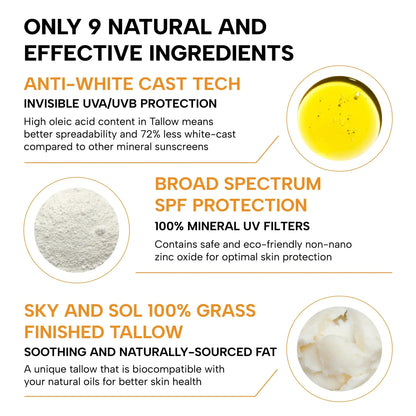 Sky and Sol Face and Body Sunscreen SPF 30 - Essentiallydestinyy