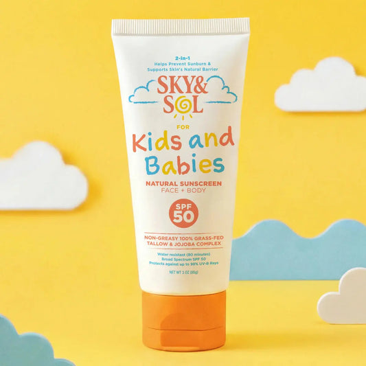 Sky and Sol | Face & Body Sunscreen (Baby + Kids) - Essentiallydestinyy