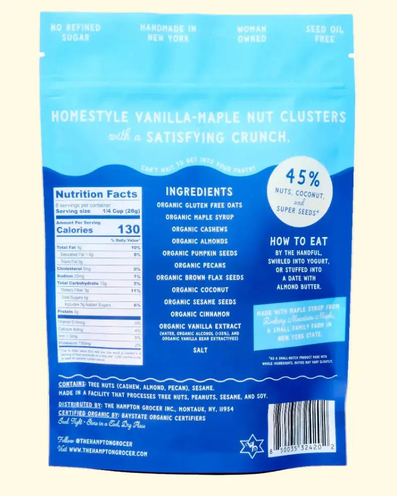 The Hampton Grocer | Organic Granola - Essentiallydestinyy