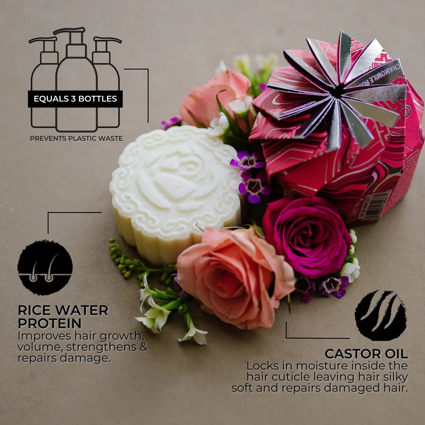 Viori Essential Oil Conditioner Bar (Chamomile Rose) - Essentiallydestinyy