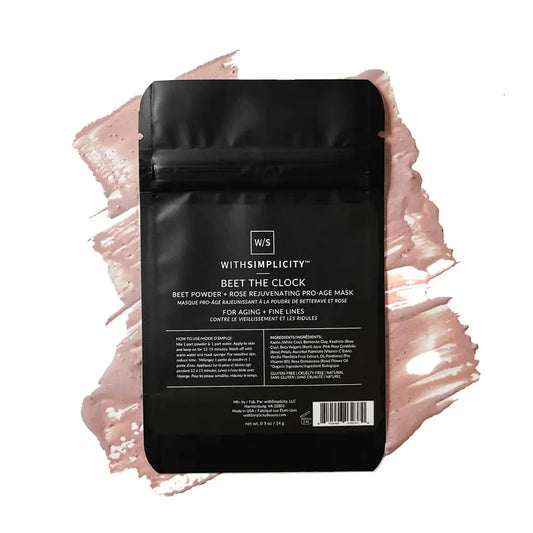 With Simplicity Beet the Clock | Beet Powder + Rose Rejuvenating Pro-Age Mask - Essentiallydestinyy