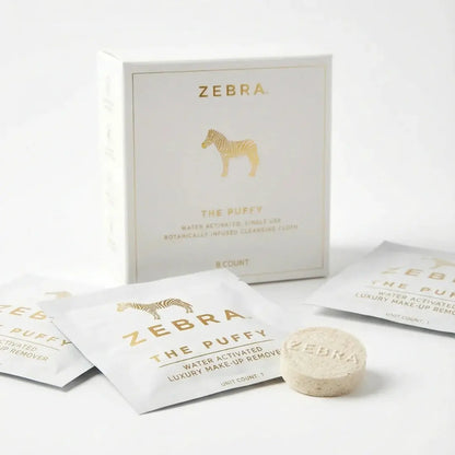 Zebra The Puffy: Wild-Crafted, Essential Oil-Infused Cleansing Cloth - Essentiallydestinyy