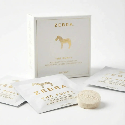 Zebra The Puffy: Wild-Crafted, Essential Oil-Infused Cleansing Cloth - Essentiallydestinyy