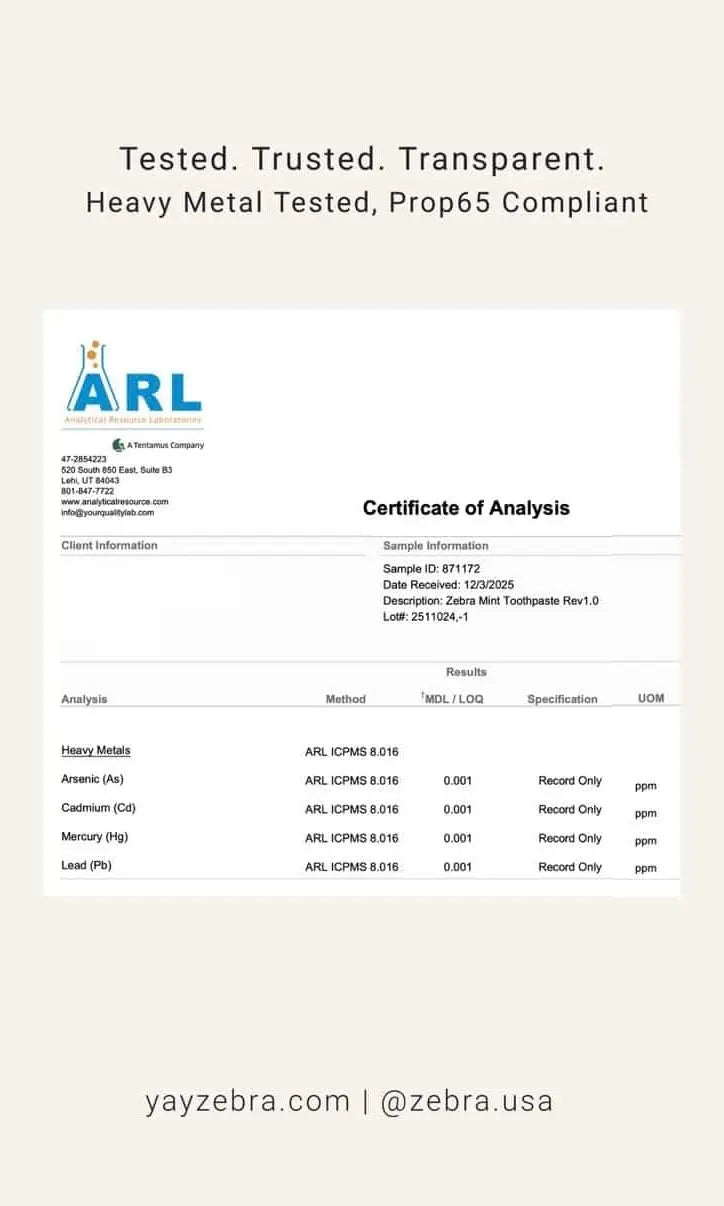 Zebra Toothpaste - Essentiallydestinyy