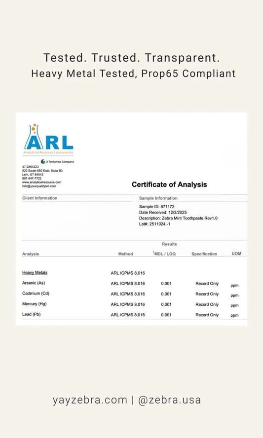 Zebra Toothpaste - Essentiallydestinyy