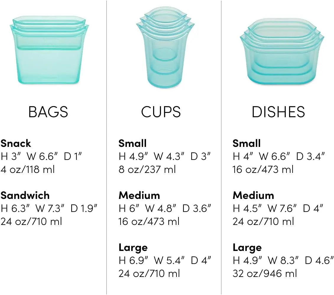 Zip Top Silicone Bags - Essentiallydestinyy