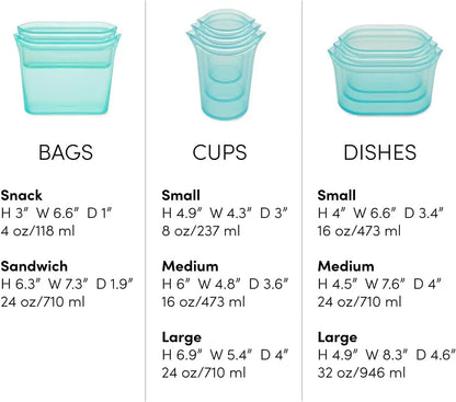 Zip Top Silicone Bags - Essentiallydestinyy