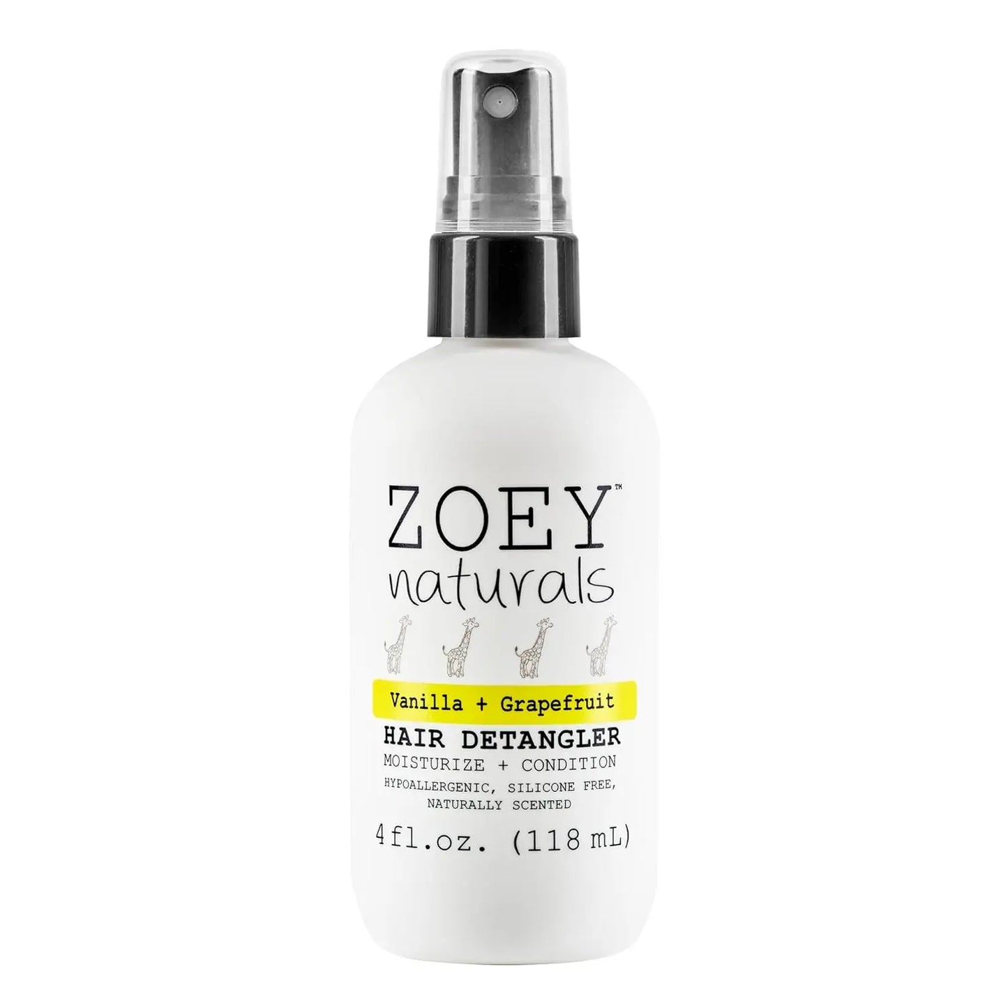 Zoey Naturals - Vanilla Grapefruit Hair Detangler Spray for Kids - Essentiallydestinyy