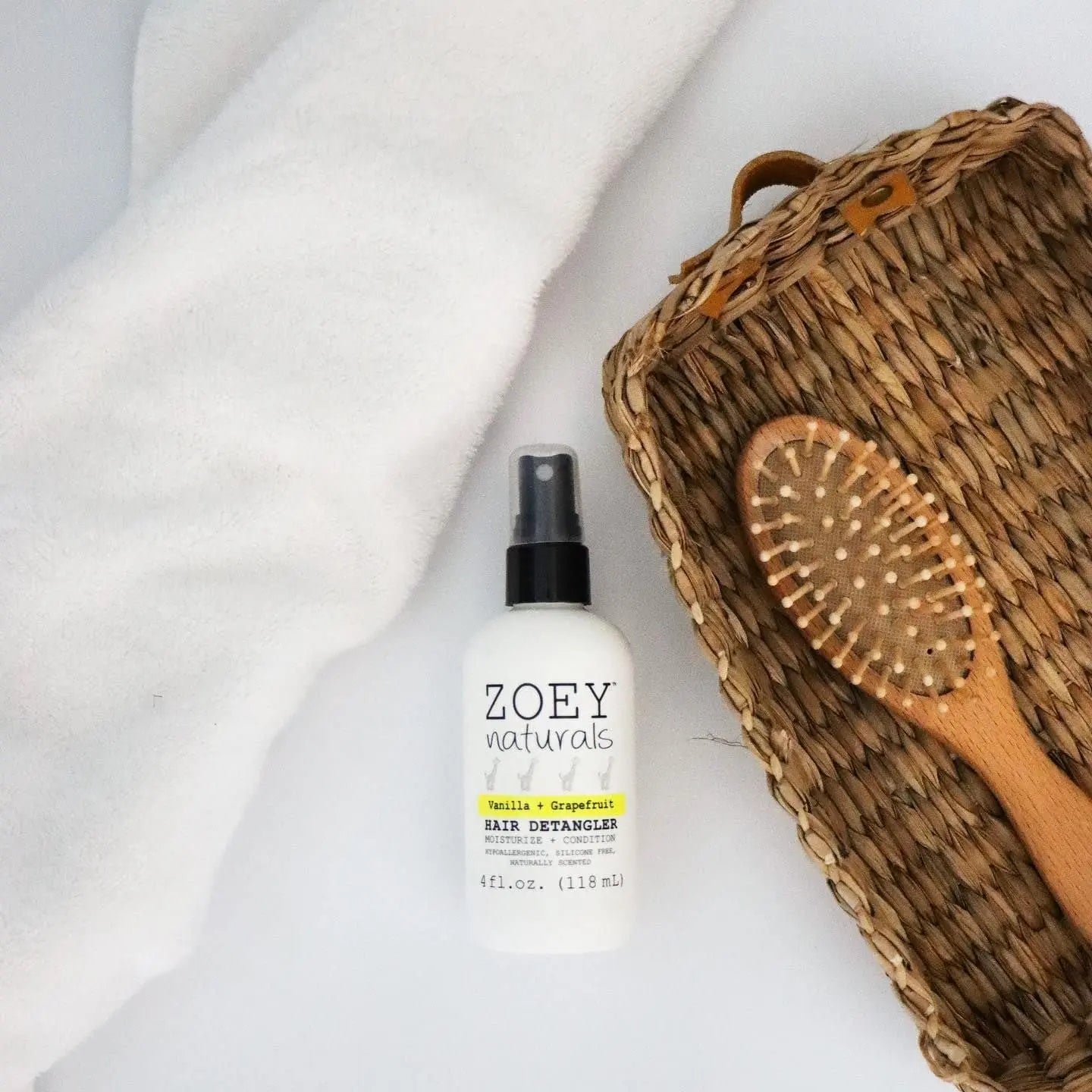 Zoey Naturals - Vanilla Grapefruit Hair Detangler Spray for Kids - Essentiallydestinyy