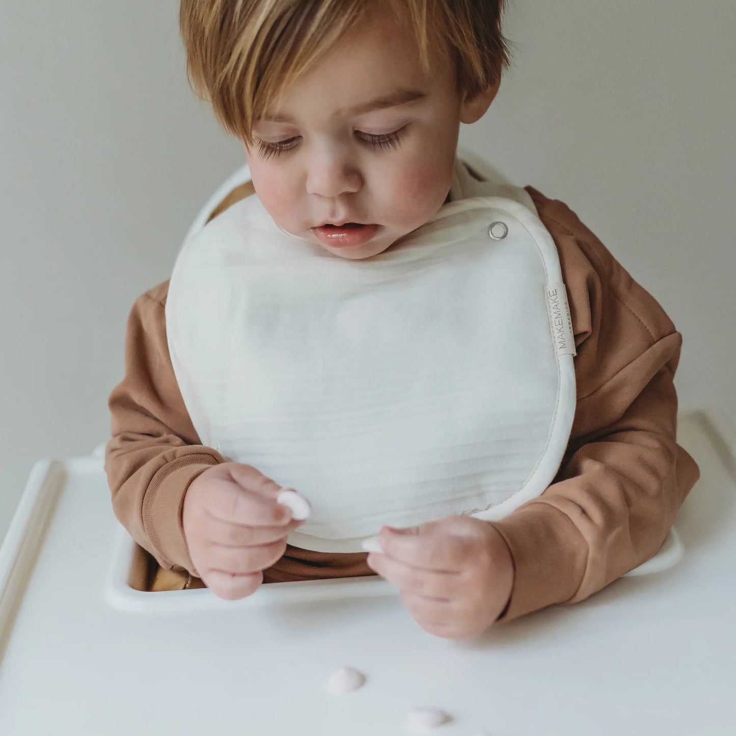 Makemake Organics Baby Muslin Bibs