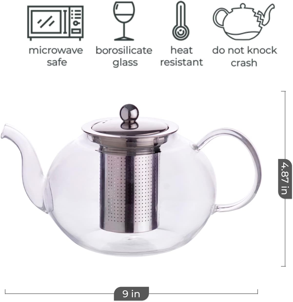 Aserson Glass Tea Infuser (Tea pot)