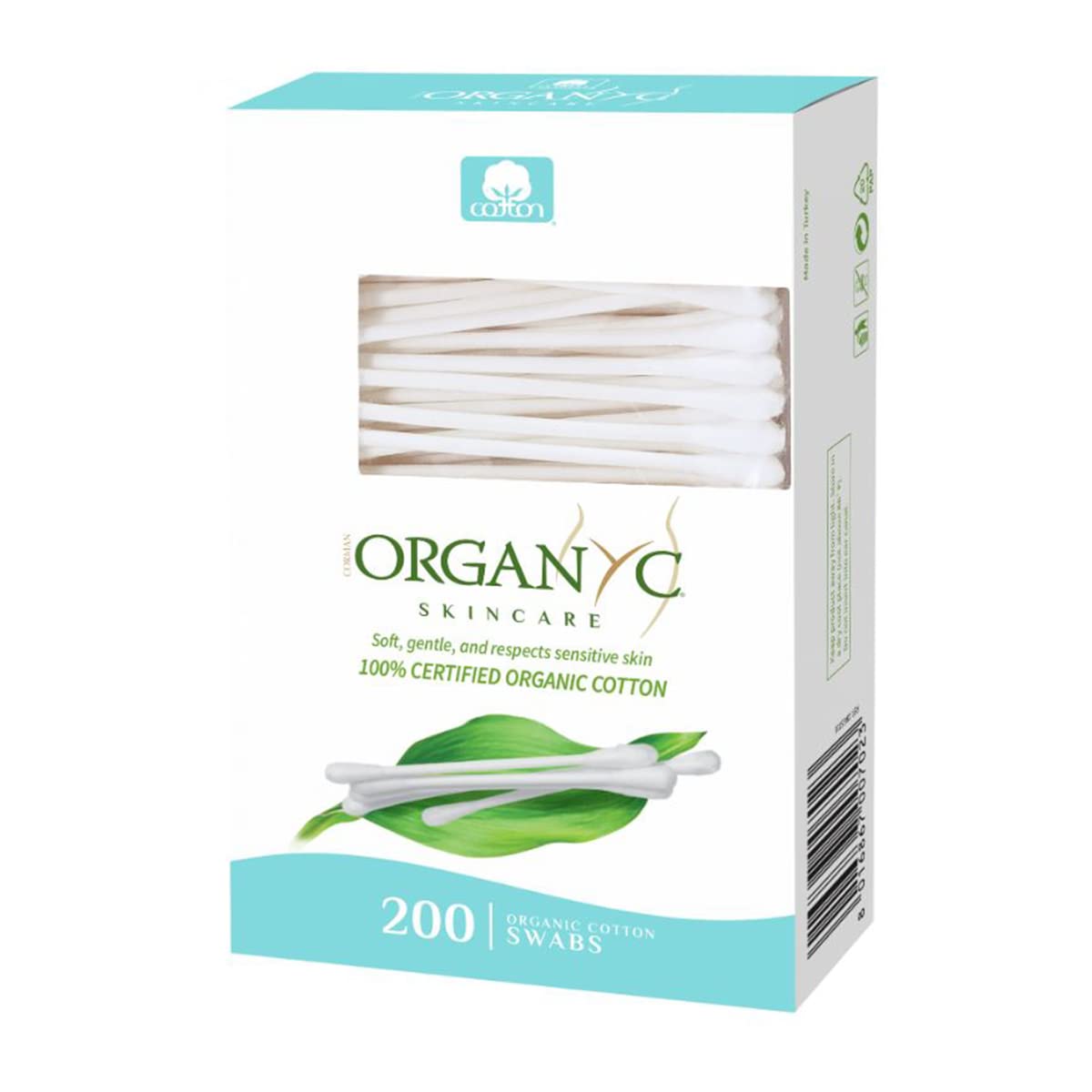 Organyc 100% Certified Organic Cotton Swabs