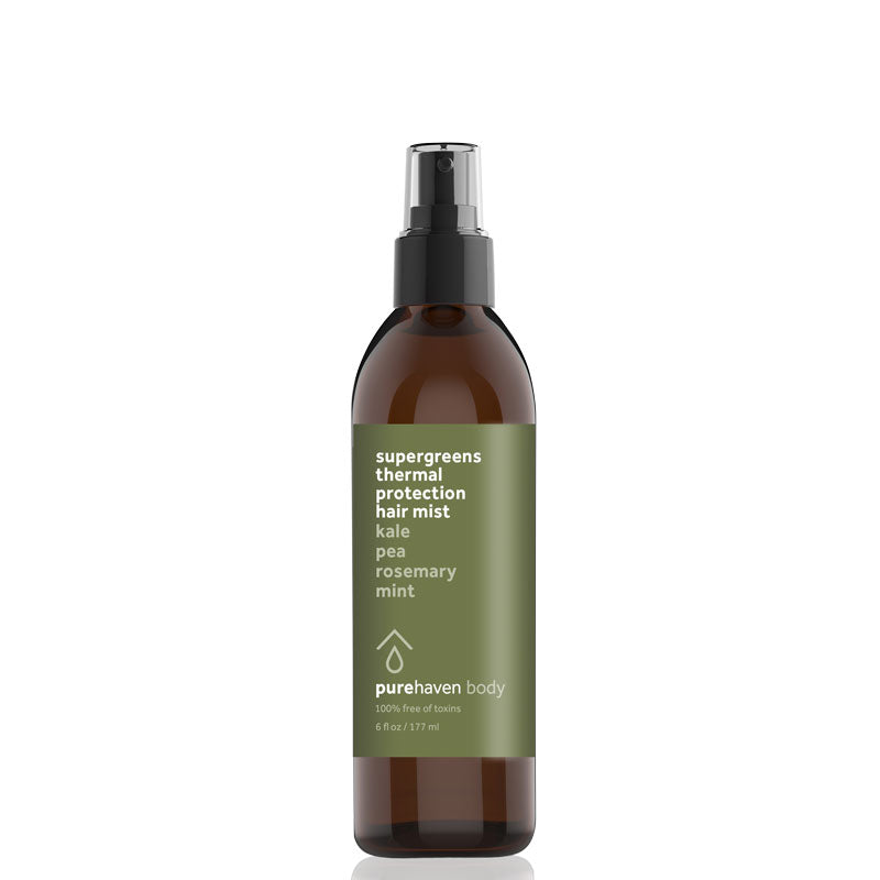 Pure Haven Supergreens Thermal Protection Hair Mist