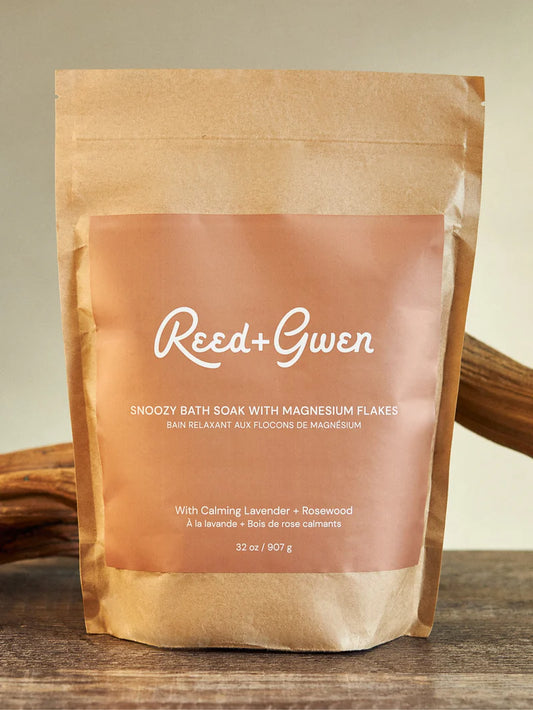 Reed + Gwen Snoozy Bath Soak with Magnesium Flakes